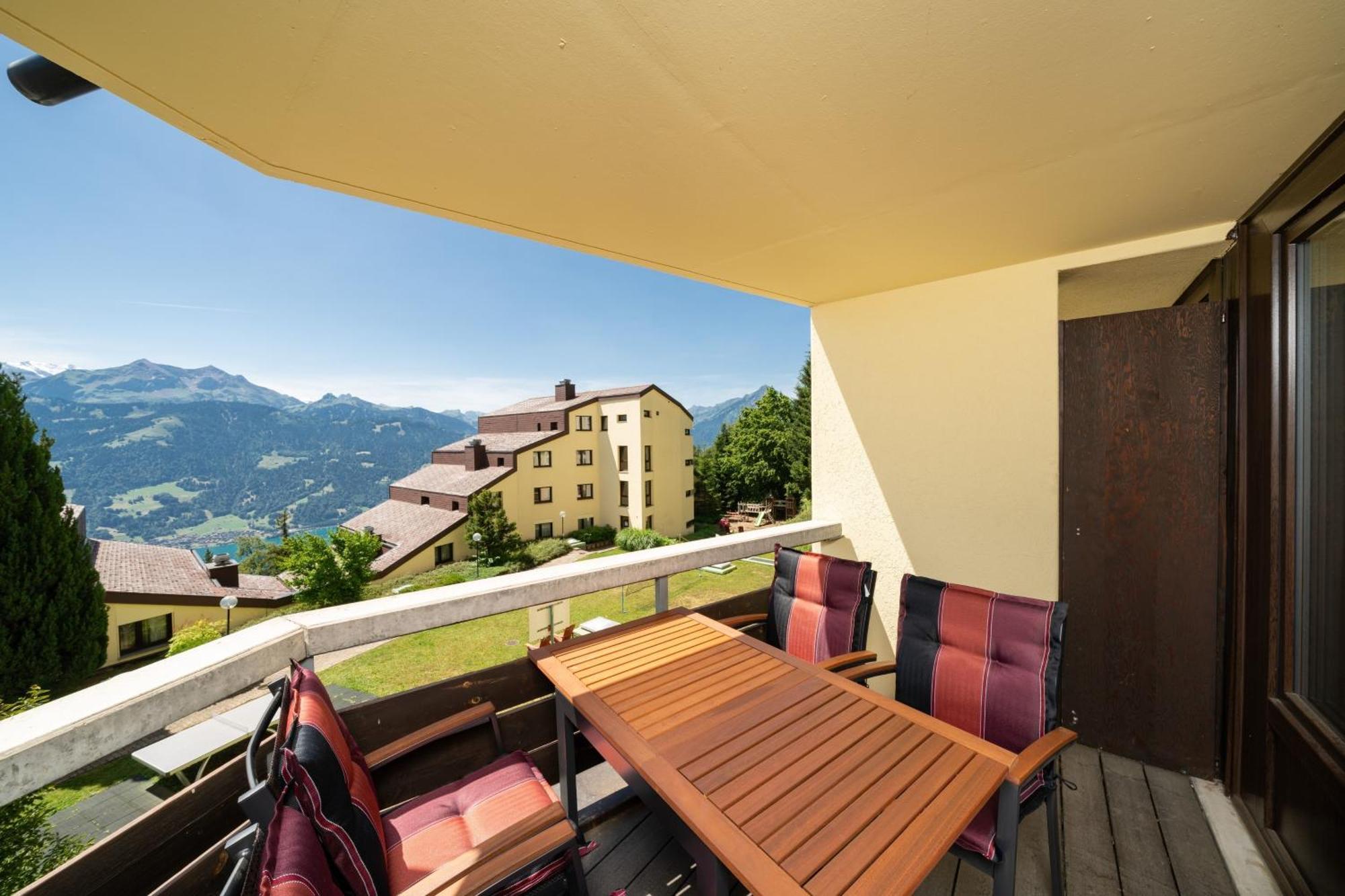 Wohnung Edelweiss Direkt In 4 Sterne Hotel Beatenberg Dış mekan fotoğraf